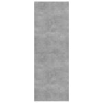 vidaXL Meuble TV mural Gris béton 37x37x107 cm Bois d’ingénierie