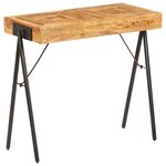 vidaXL Table console Bois de manguier massif 80x40x75 cm