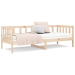 vidaXL Lit de jour sans matelas 90x190 cm bois de pin massif