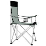 Tectake Chaise pliante - gris
