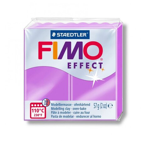 Pâte Fimo 57 g Effect Néon Violet 8010.601