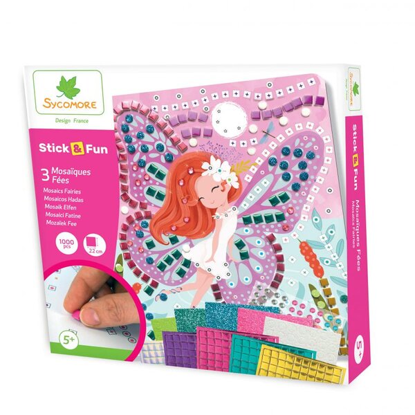 Stick'n fun - petit modele mosaiques - fees