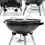 Tectake Barbecue charbon sur roues Ø 41,5 cm