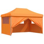 vidaXL Tente de fête 292 x 440 x 315 cm Orange Tissu Oxford