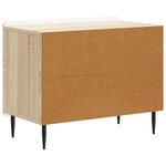 vidaXL Cabinet de chevet avec tiroir Chêne Sonoma 62 x 34 5 x 49 5 cm
