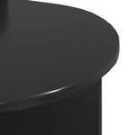 vidaXL Table basse Chêne noir 100 x 50 x 40 cm Bois d'ingénierie