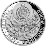 Pièce de monnaie 1 Dollar Niue Pachycéphalosaure 2022 – Argent BE