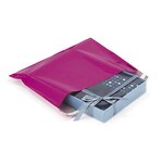 Pochette plastique opaque 30  recyclé rose raja 40x30 cm (lot de 125)