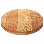 vidaXL Dessus de table 120x60x4 cm bois de chêne massif ovale