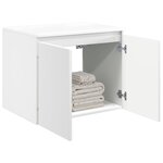 vidaXL Cabinet de Salle de Bain Mural Blanc 62 5 x 44 5 x 50 cm
