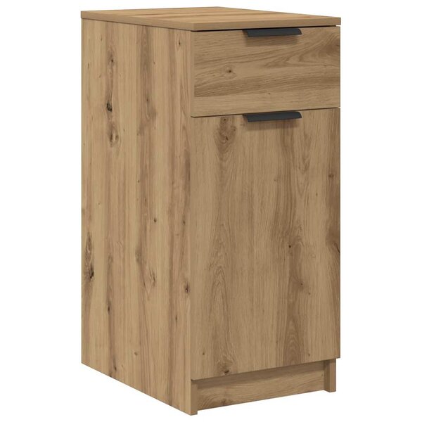 vidaXL Armoire de bureau chêne artisanal 33x50x75 cm bois d'ingénierie