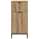 vidaXL Cabinet de salle de bain Chêne artisanal 39 5 x 36 x 88 cm