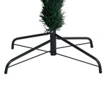 vidaXL Sapin de Noël artificiel avec support vert 180 cm fibre optique