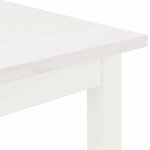 vidaXL banc Blanc 80 x 35 x 45 cm Bois de pin massif