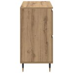 vidaXL Buffets 2 Pièces chêne artisanal 120 x 35 x 70 cm