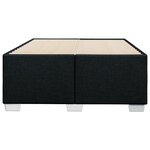 vidaXL Cadre de lit Noir 120x200 cm Tissu