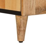 vidaXL Meuble TV Naturel 105 x 33 5 x 46 cm Bois de mangue massif