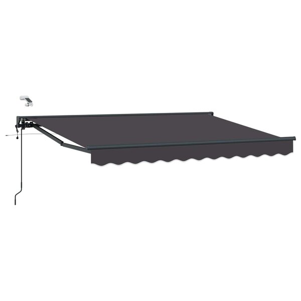 vidaXL Auvent rétractable électrique Anthracite 3 5 x 2 m