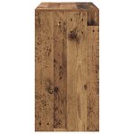 vidaXL Bureau d'écriture Vieux bois Bois d'ingénierie 90 x 40 x 76 cm