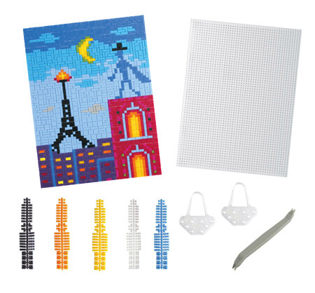 Kit créatif enfant Pixel art Paris