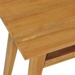 vidaXL Meuble TV 120x35x45 cm Bois de teck massif