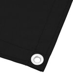 vidaXL Écran de balcon noir 120x700 cm 100  polyester oxford