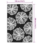 vidaXL Tapis d'extérieur ARAKIL vert 190 x 290 cm PP