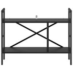 vidaXL Étagère Chêne noir 75 x 30 x 58 5 cm Bois d'ingénierie