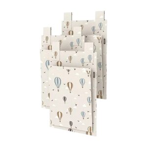 Flexa DAWN Poches de rangement pour lit Motif montgolfieres