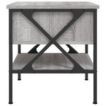 vidaXL Tables de chevet 2 Pièces sonoma gris 40x42x45 cm bois ingénierie