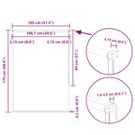 vidaXL Store enrouleur occultant largeur du tissu 100 7 cm polyester