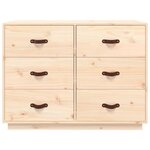 vidaXL Buffet 100x40x75 cm Bois massif de pin