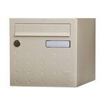 Boîte aux lettres 1 porte cubysm ivoire ral 1015b