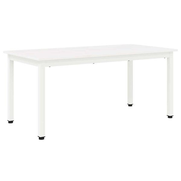 vidaXL Table basse Blanc 100 x 50 x 45 cm Bois de pin massif
