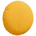 vidaXL Coussins de siège 2 Pièces Jaune clair Ø 30 cm