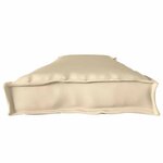 vidaXL Set de coussins de palette 2 Pièces Beige 180 x 40 x 8 cm