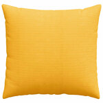 vidaXL Coussins de canapé 2 Pièces Jaune clair 50 x 50 cm