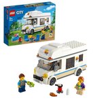 Lego city 60283 le camping-car de vacances  jeu de voiture pour garçon ou fille  idéal pour les vacances d'été