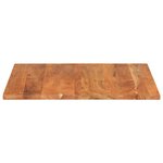 vidaXL Dessus de table 80x80x2 5 cm carré bois massif d'acacia