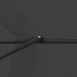 Parasol de jardin vidaXL ø395x245 cm Anthracite
