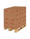 (lot  20 caisses) caisse carton palettisable a - norme ect - longueur de 300 à 600 mm 600 x 400 x 250 mm