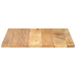 vidaXL Dessus de table 70x70x3 8 cm carré bois massif manguier