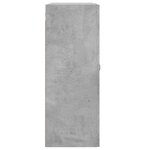 vidaXL Armoires murales 2 Pièces gris béton bois d'ingénierie