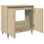 vidaXL Armoire de bain chêne sonoma 58x33x60 cm bois d'ingénierie