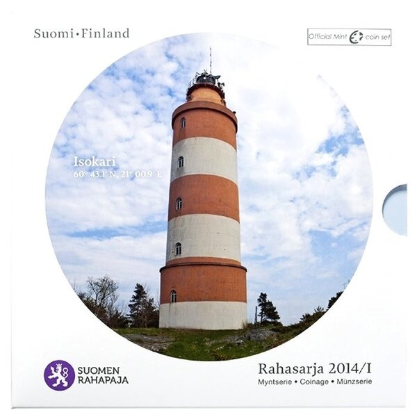 Coffret série euro BU Finlande 2014 (Phare d’Isokari)