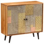 vidaXL Buffet 80x30x75 cm Bois d'acacia massif