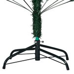 vidaXL Arbre de Noël artificiel pré-éclairé et boules vert 180 cm PVC