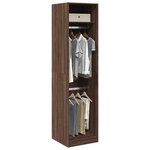 vidaXL Garde-robe chêne marron 50x50x200 cm bois d'ingénierie