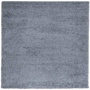 vidaXL Tapis shaggy PAMPLONA poils longs moderne bleu 160x160 cm