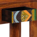 vidaXL Table console 80x35x75 cm bois massif d'acacia